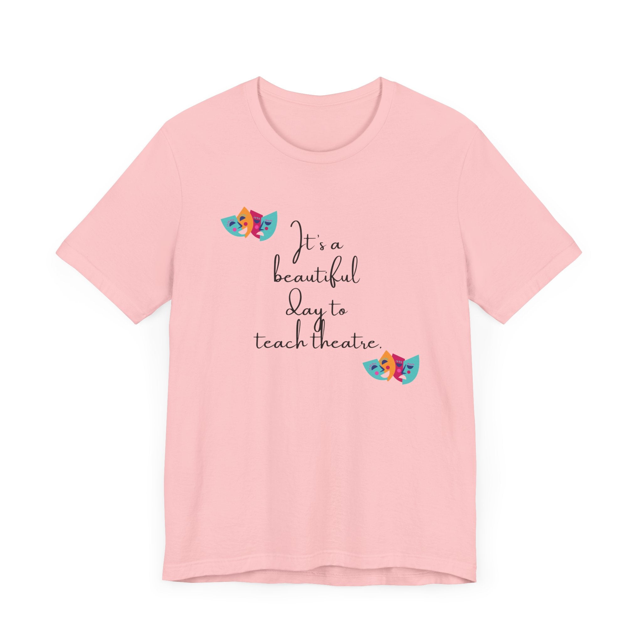 Unisex Softstyle T-Shirt - "It's a Beautiful Day to Teach Theatre" - Inspirational Tee for Educators and Theatre Lovers šØš¦