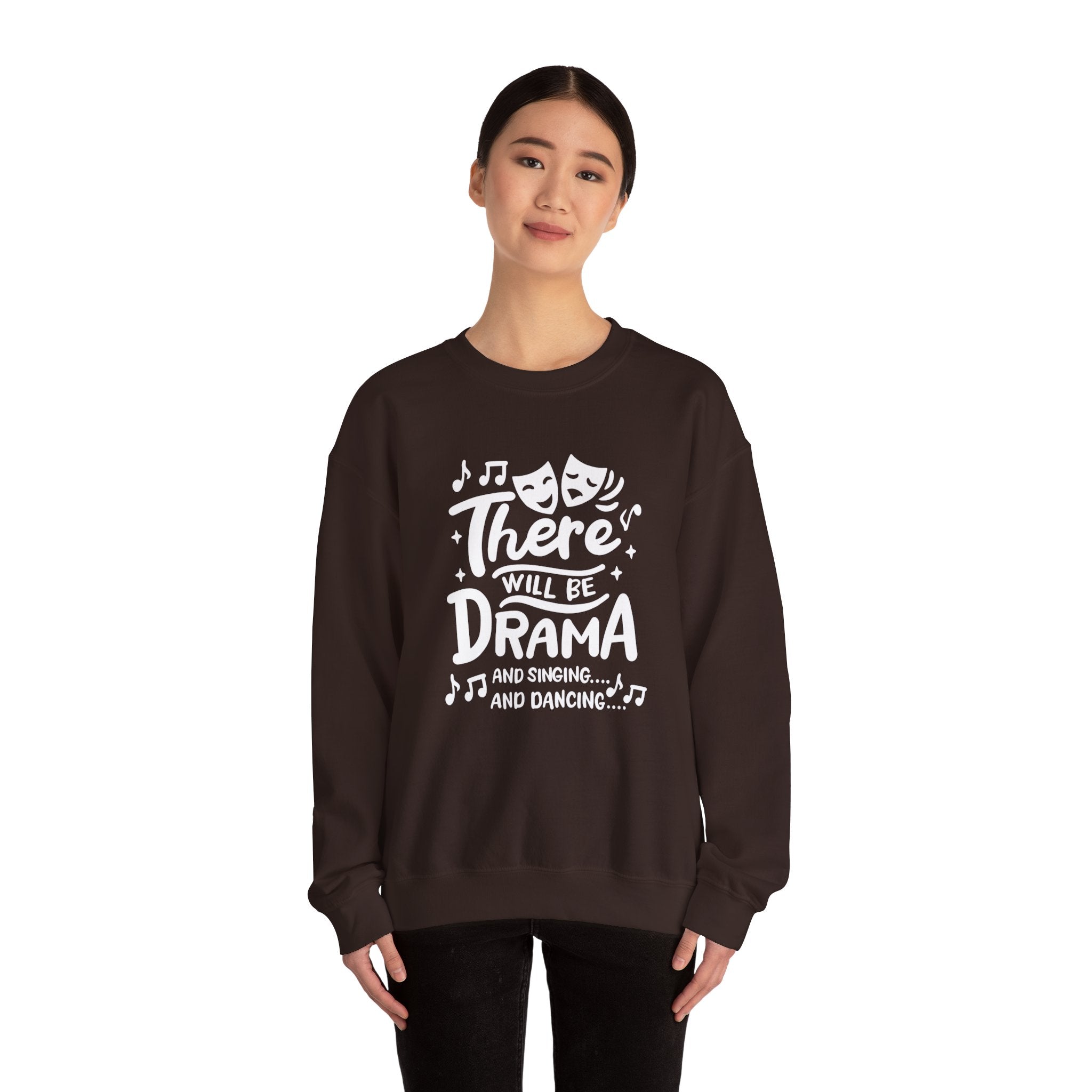Theater Vibes Drama Crewneck Sweatshirt
