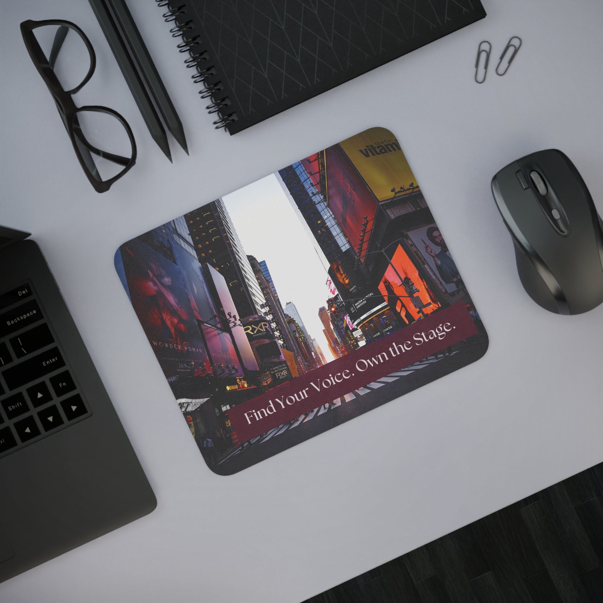 Find Your Voice, Own the Stage Mouse Pad