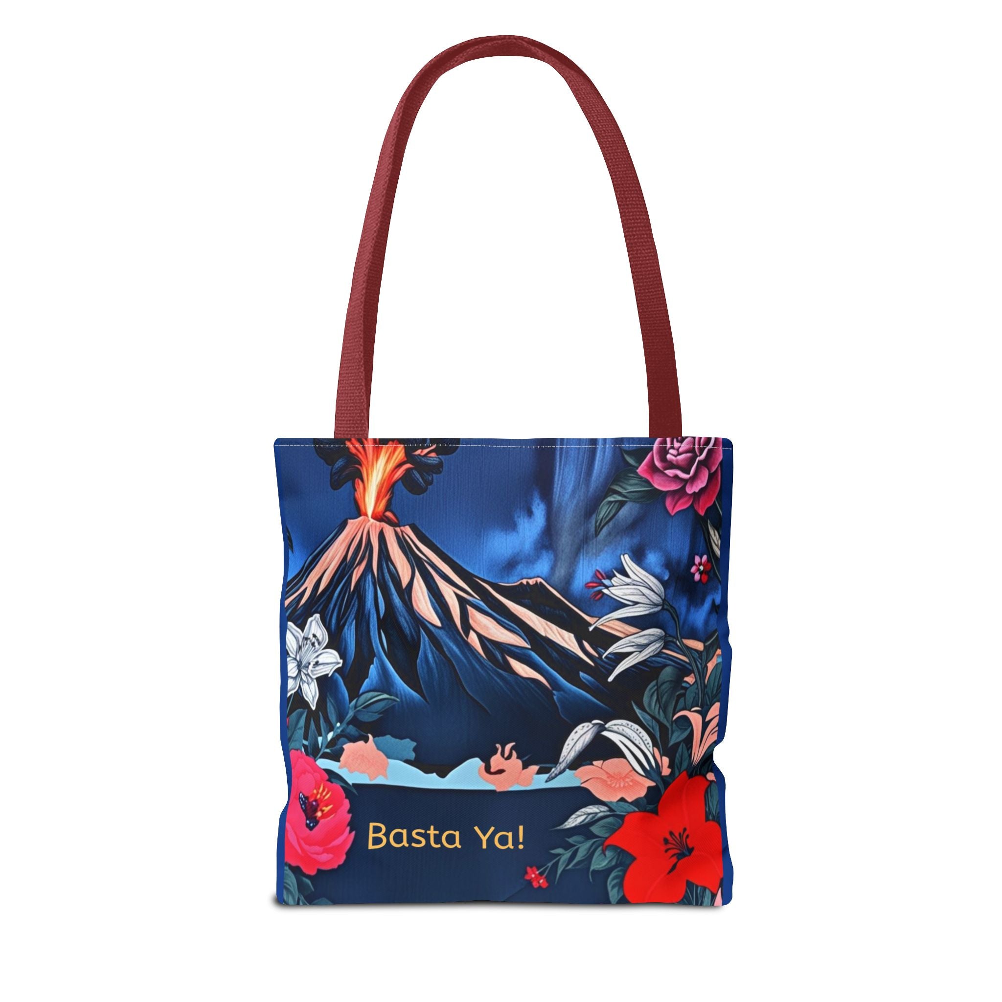 Olivia O Tote Bag - Colorful, Floral, Volcanic - Perfect for Musical Lovers