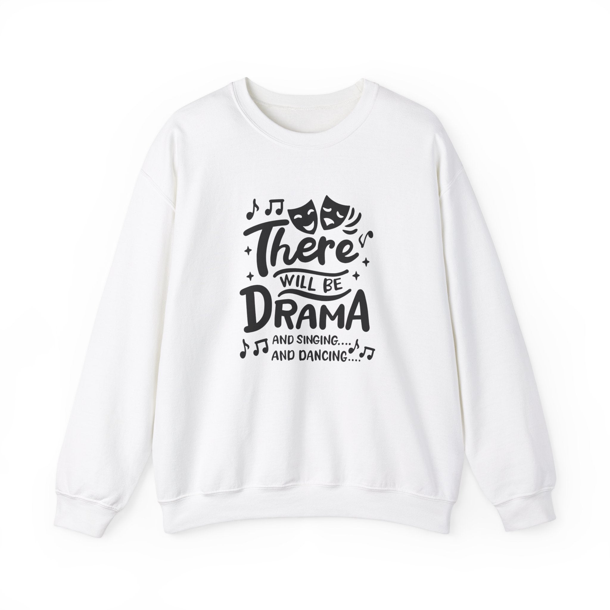 Theater Vibes Drama Crewneck Sweatshirt
