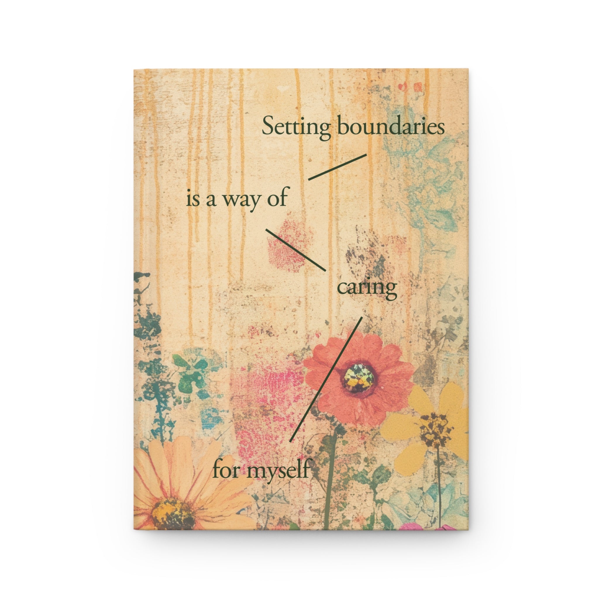 "Setting Boundaries" - Hardcover Journal