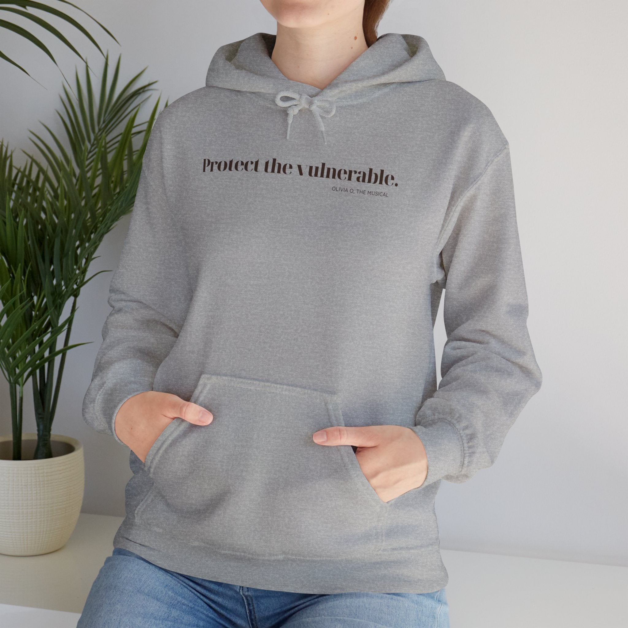 "Protect the Vulnerable" Hoodie – Wear the Message, Support the Movement (Unisex Heavy Blend Sweatshirt)