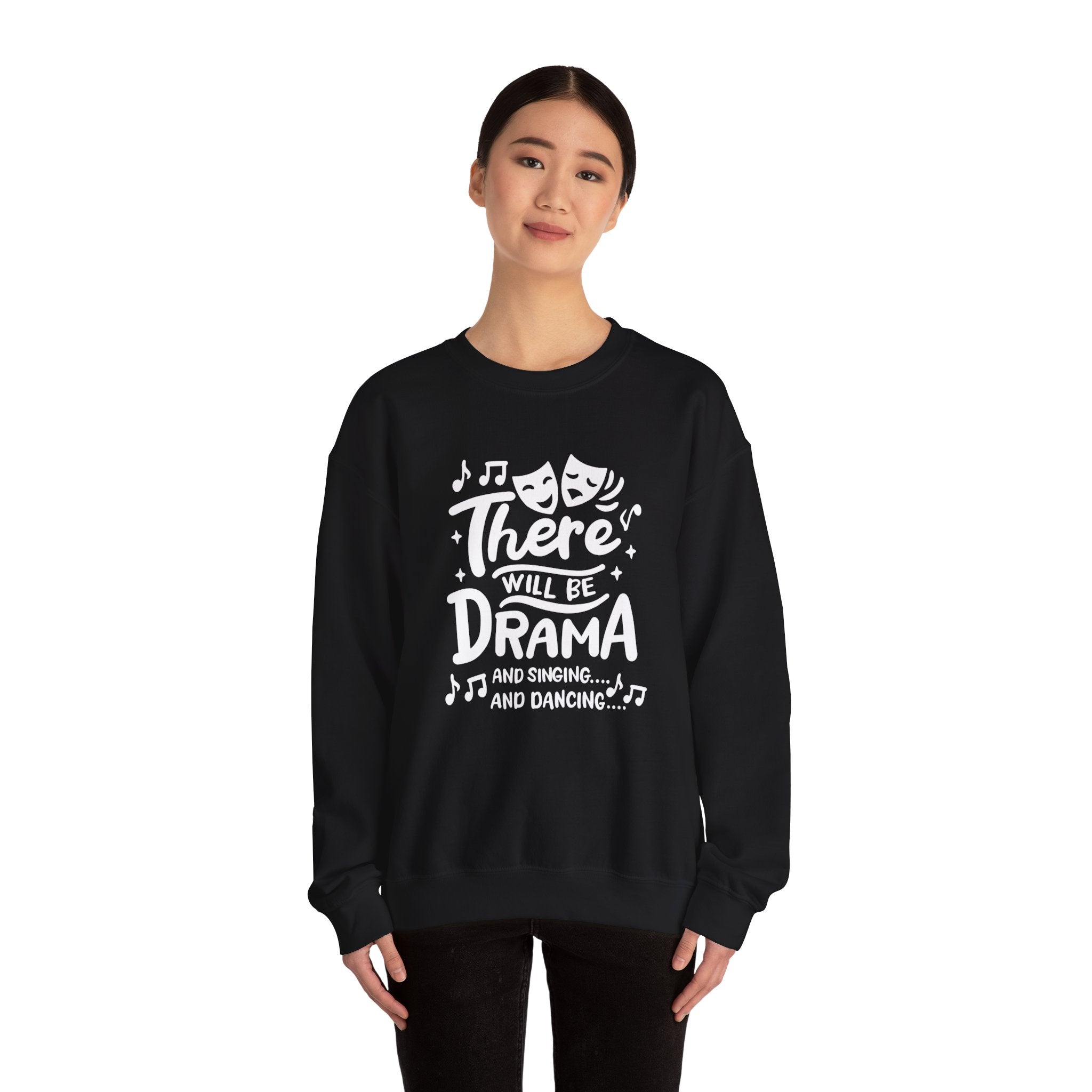 Theater Vibes Drama Crewneck Sweatshirt