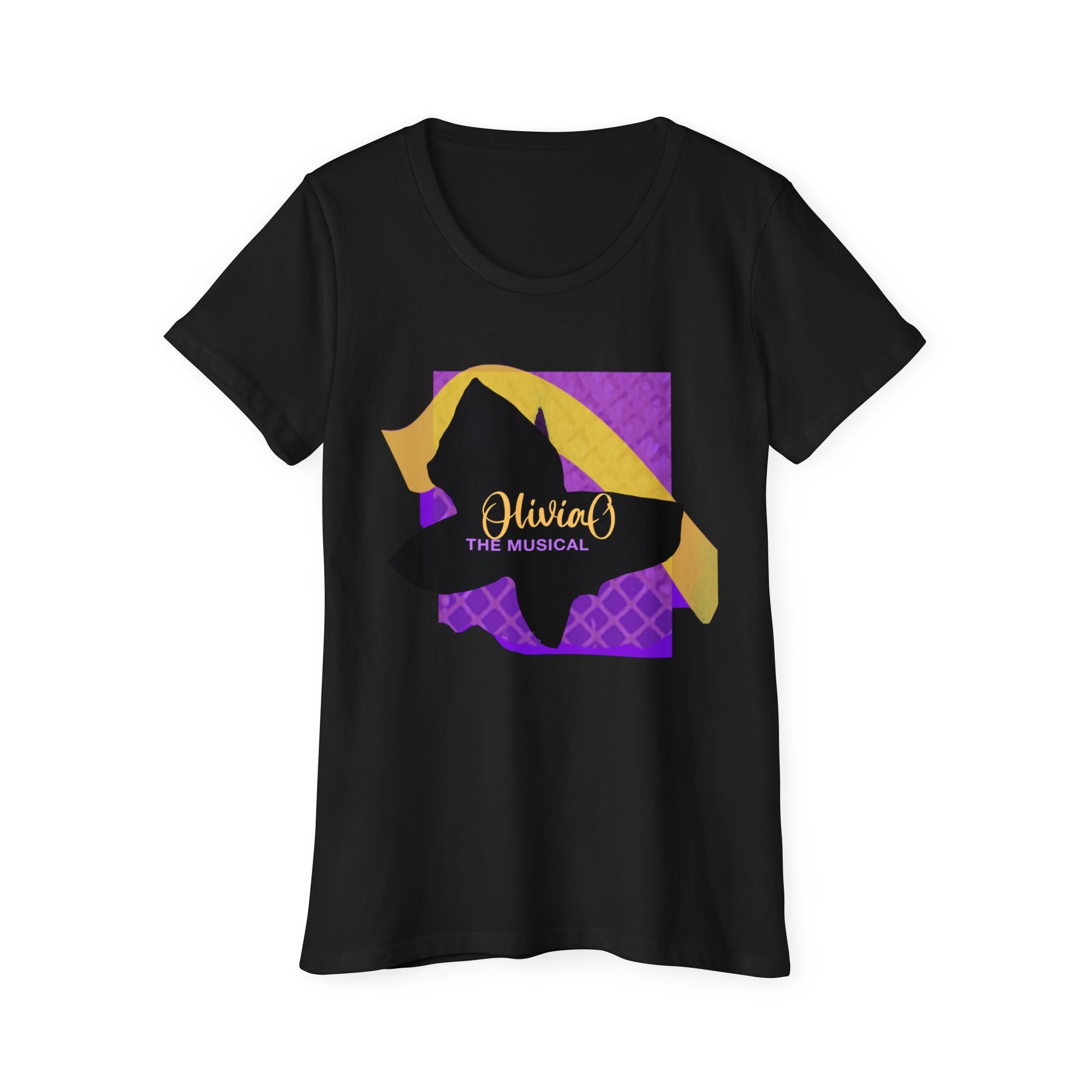 Olivia O, Musical – Organic T-Shirt - Design by Gabby Vazquez 🌱🎭