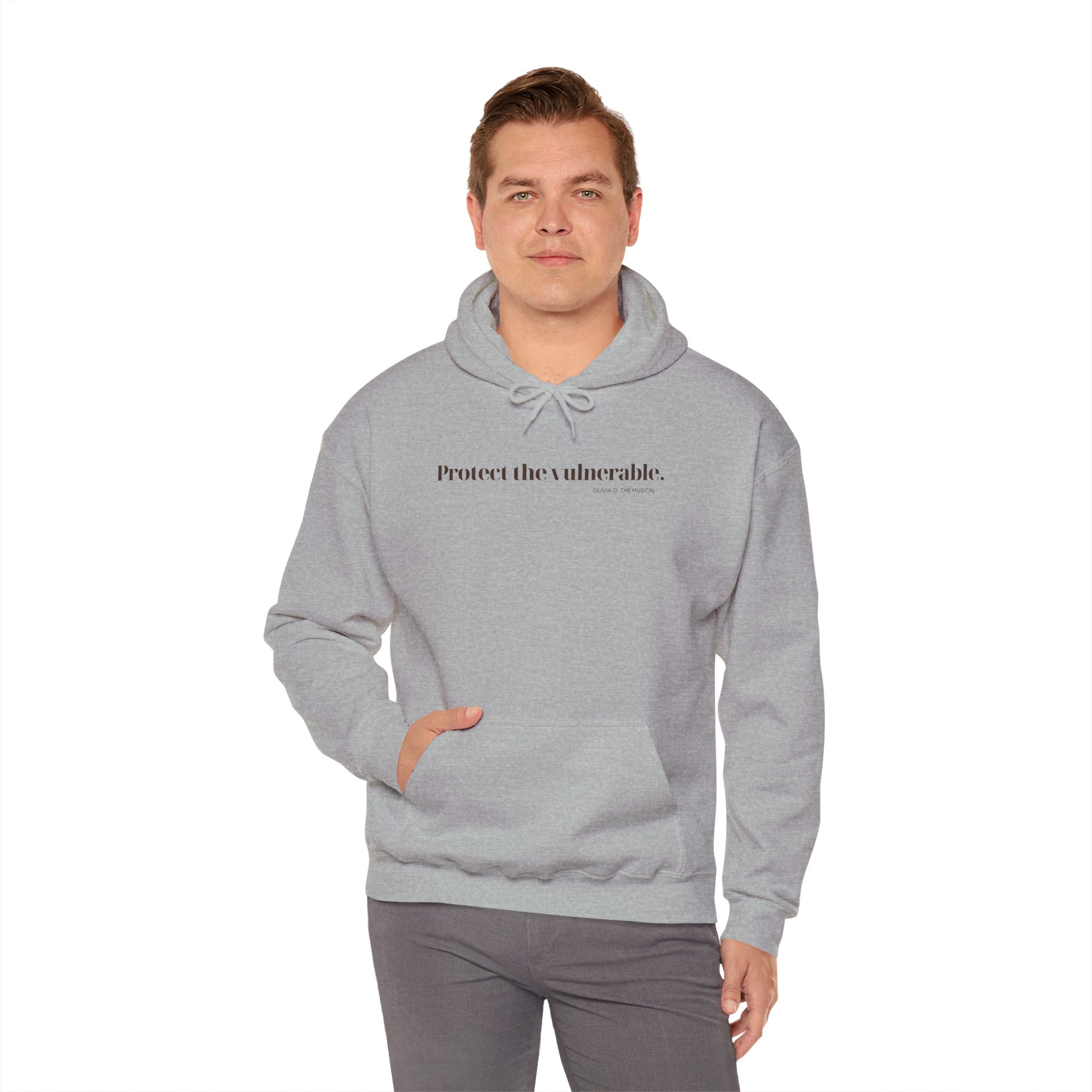 "Protect the Vulnerable" Hoodie – Wear the Message, Support the Movement (Unisex Heavy Blend Sweatshirt)