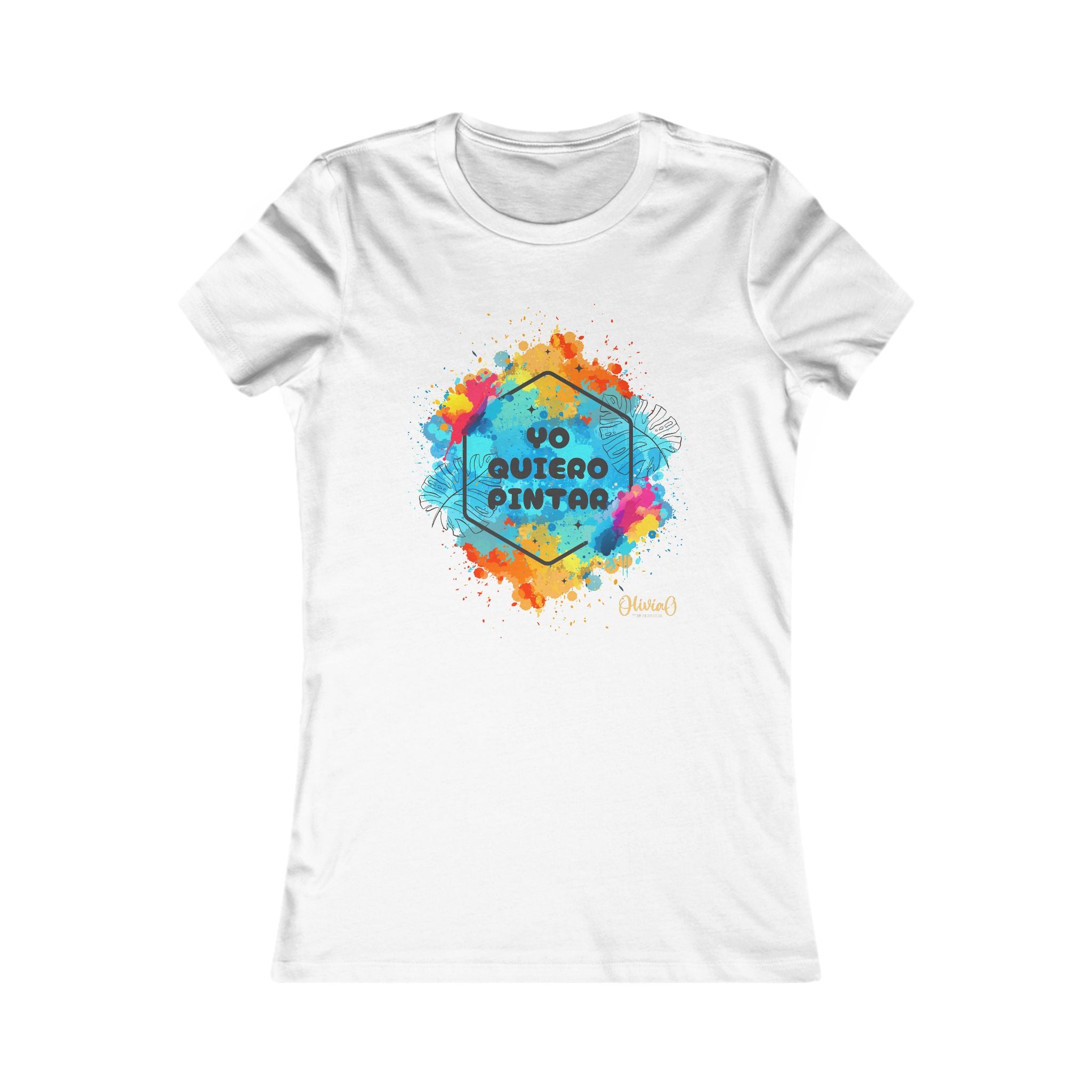 Olivia O Musical Artistic Tee - "Yo Quiero Pintar" T-Shirt 🇨🇦