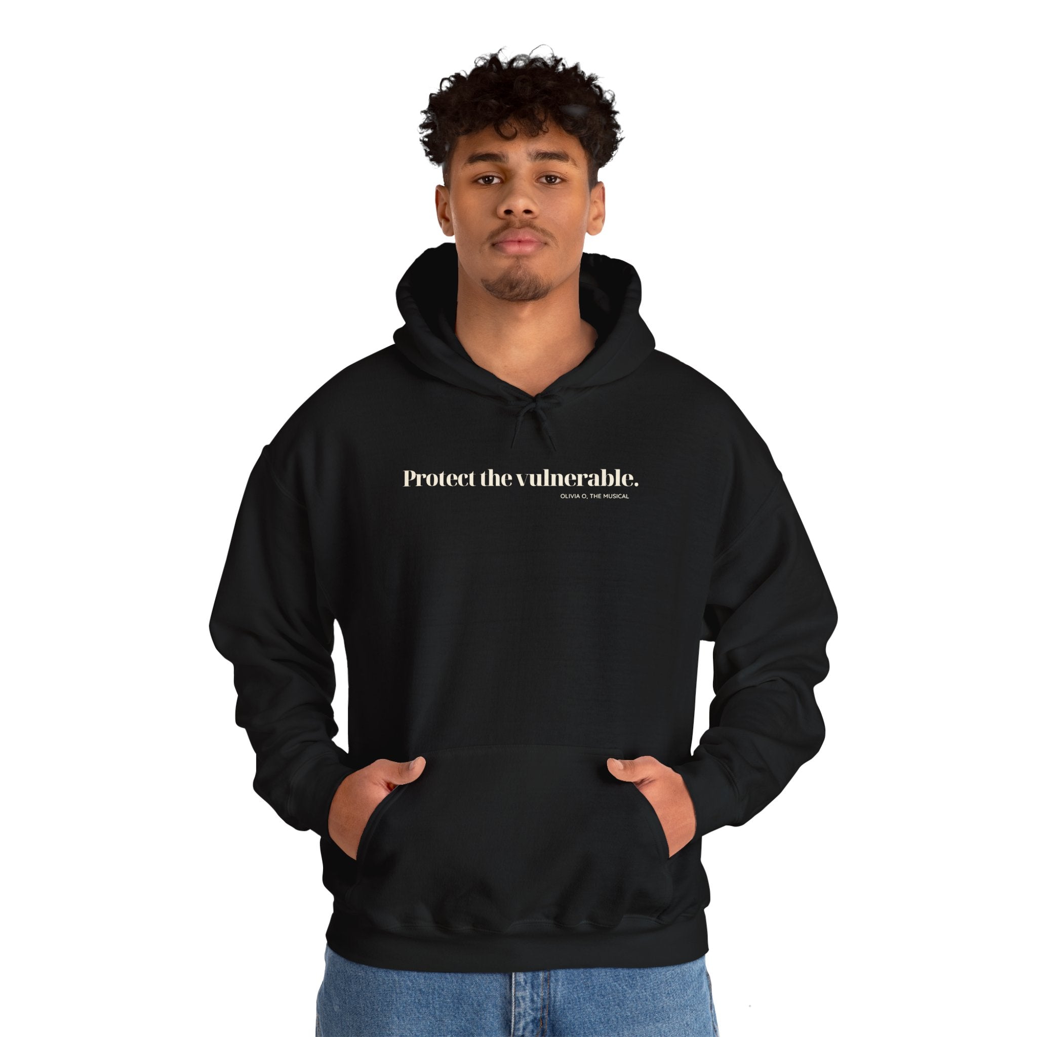 "Protect the Vulnerable" Hoodie – Wear the Message, Support the Movement (Unisex Heavy Blend Sweatshirt)
