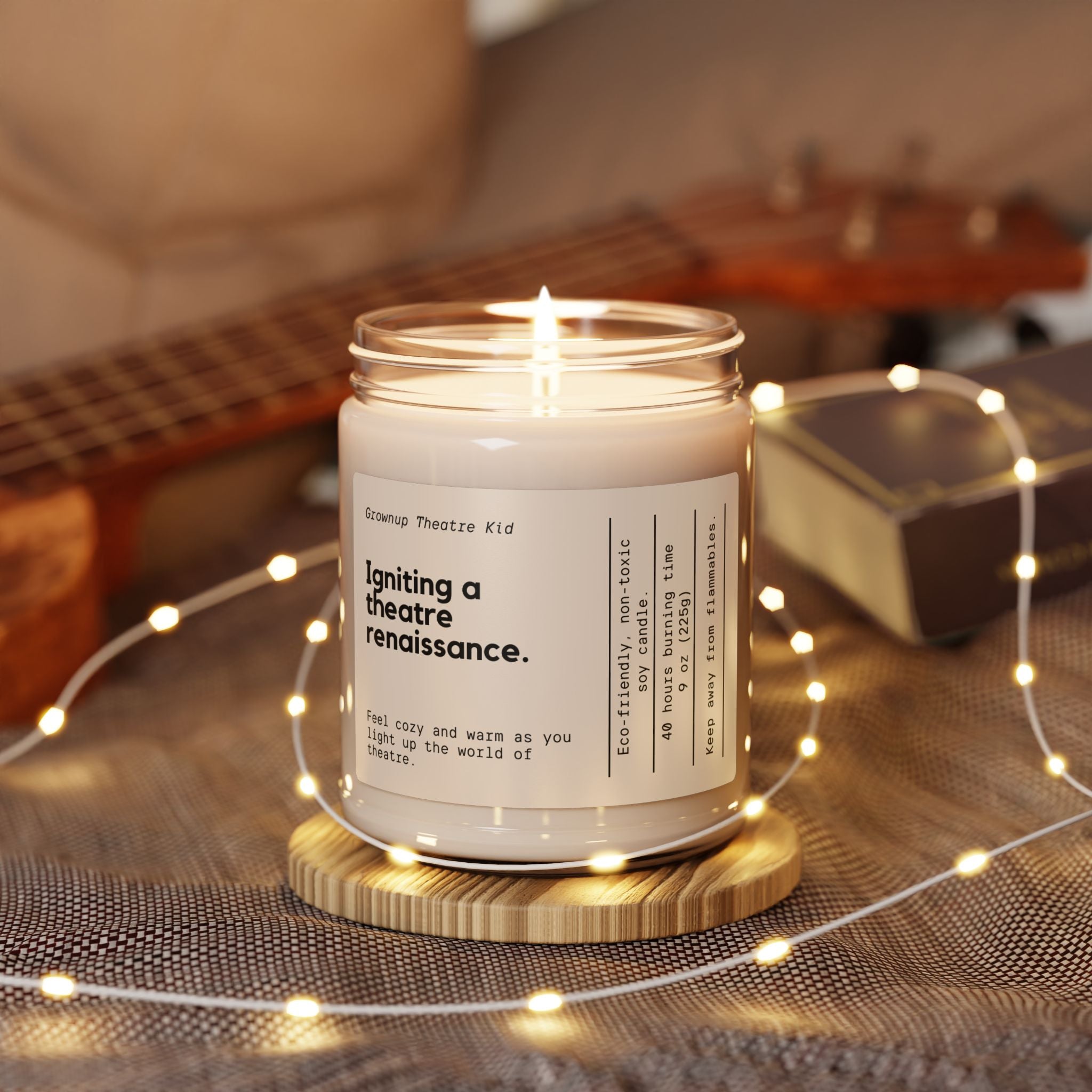 Candle Gift for Theatre Lover