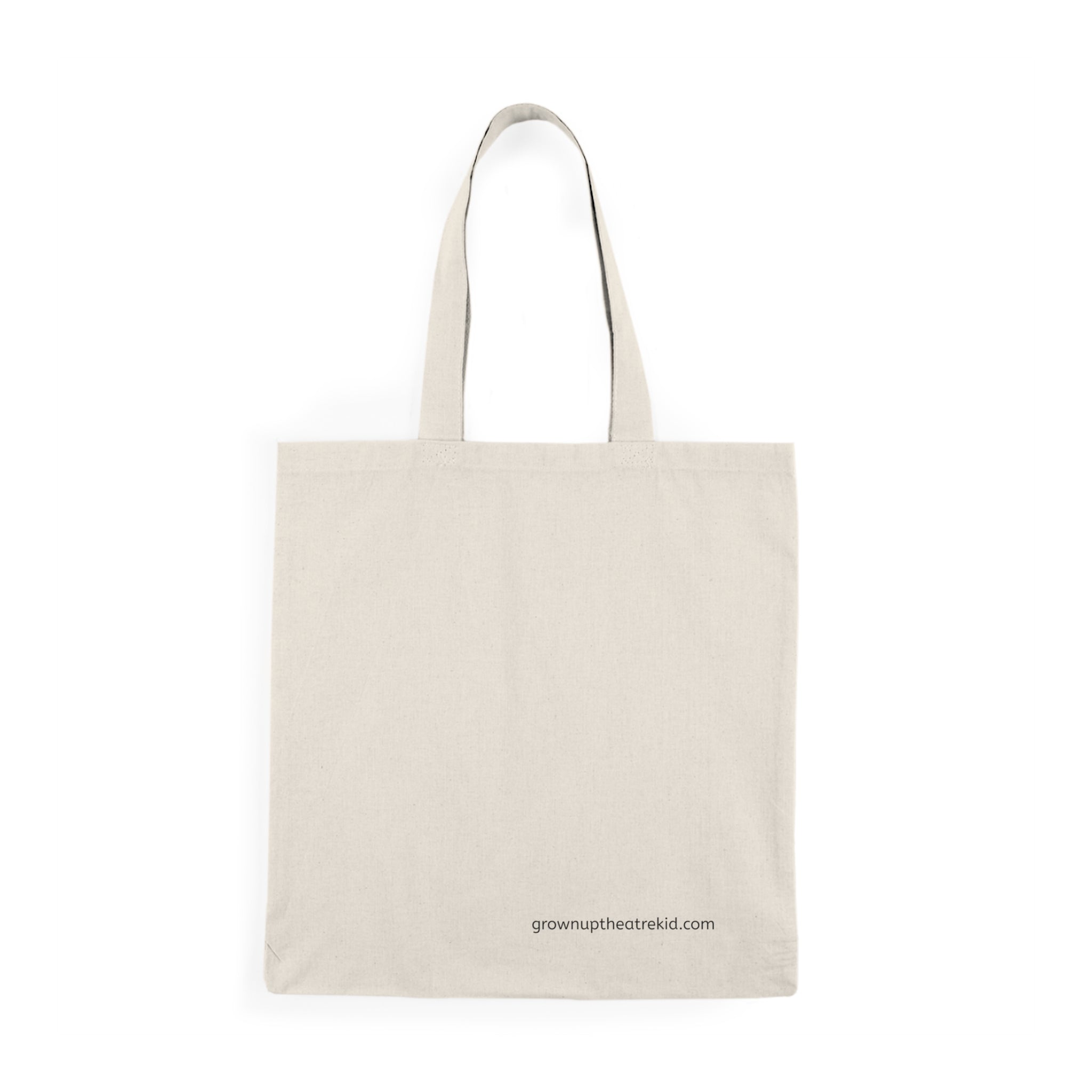 Itβs a Beautiful Day to Teach Theatre β Natural Canvas Tote Bag (Canada) π