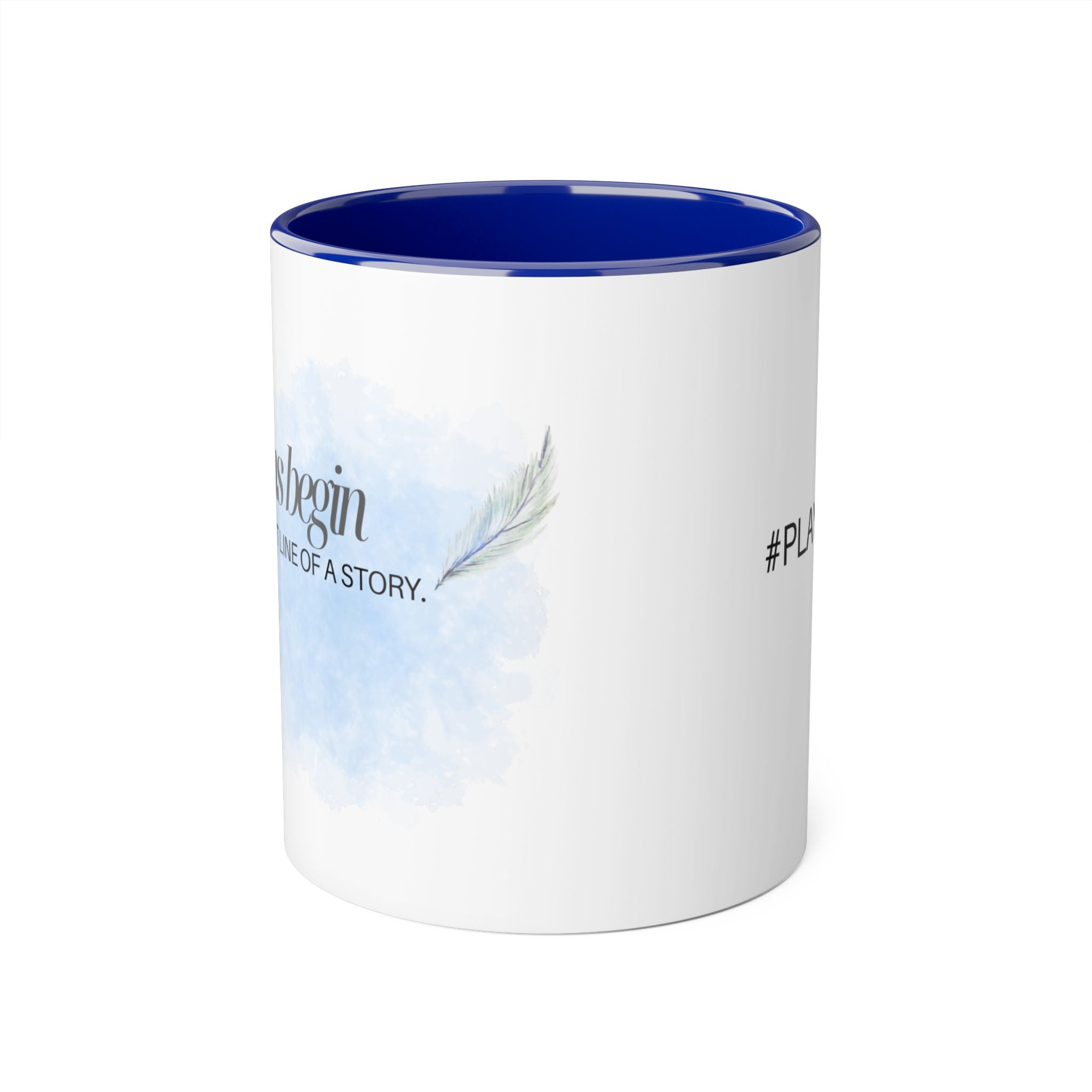 "Revolutions Begin in the First Line of a Story" Playwriter Mug 🇨🇦