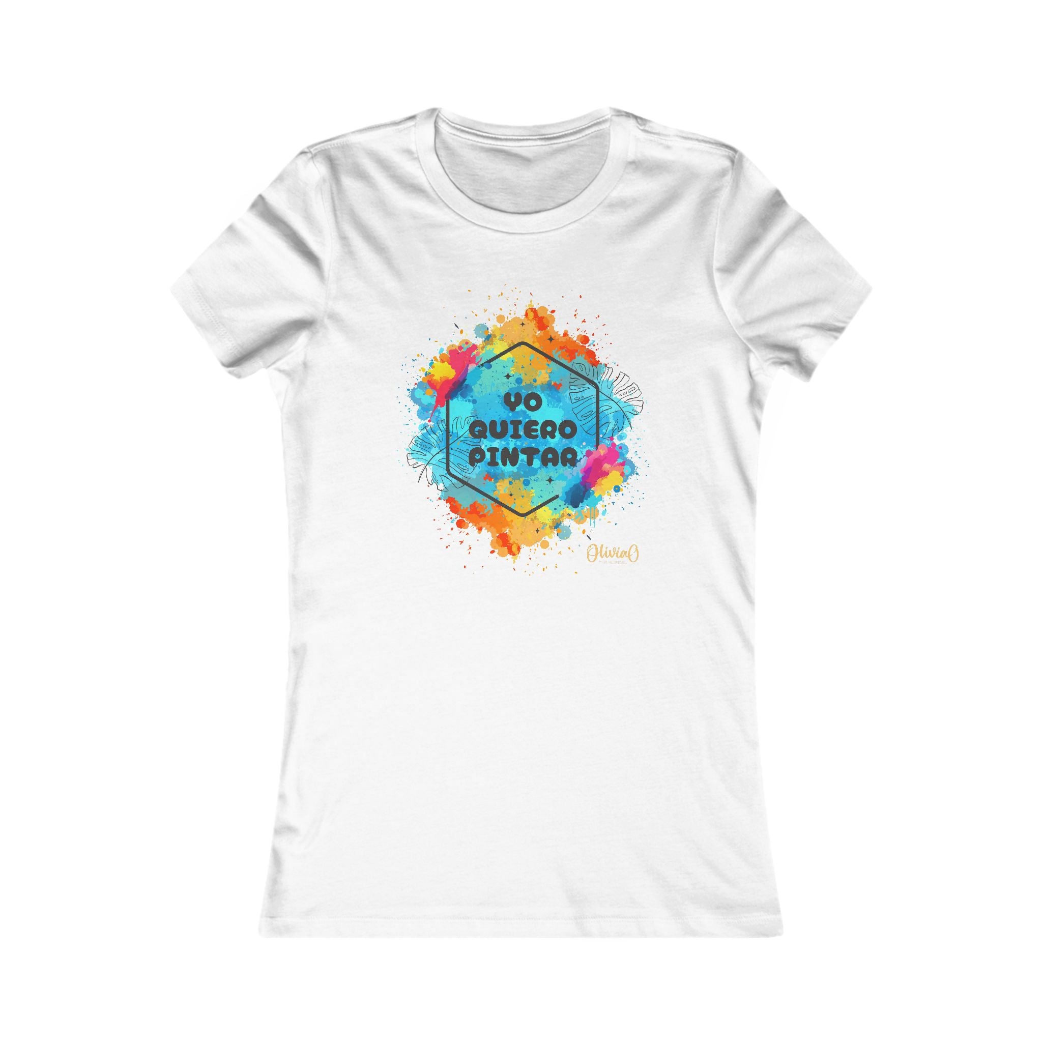 Olivia O Musical Artistic Tee - "Yo Quiero Pintar" T-Shirt