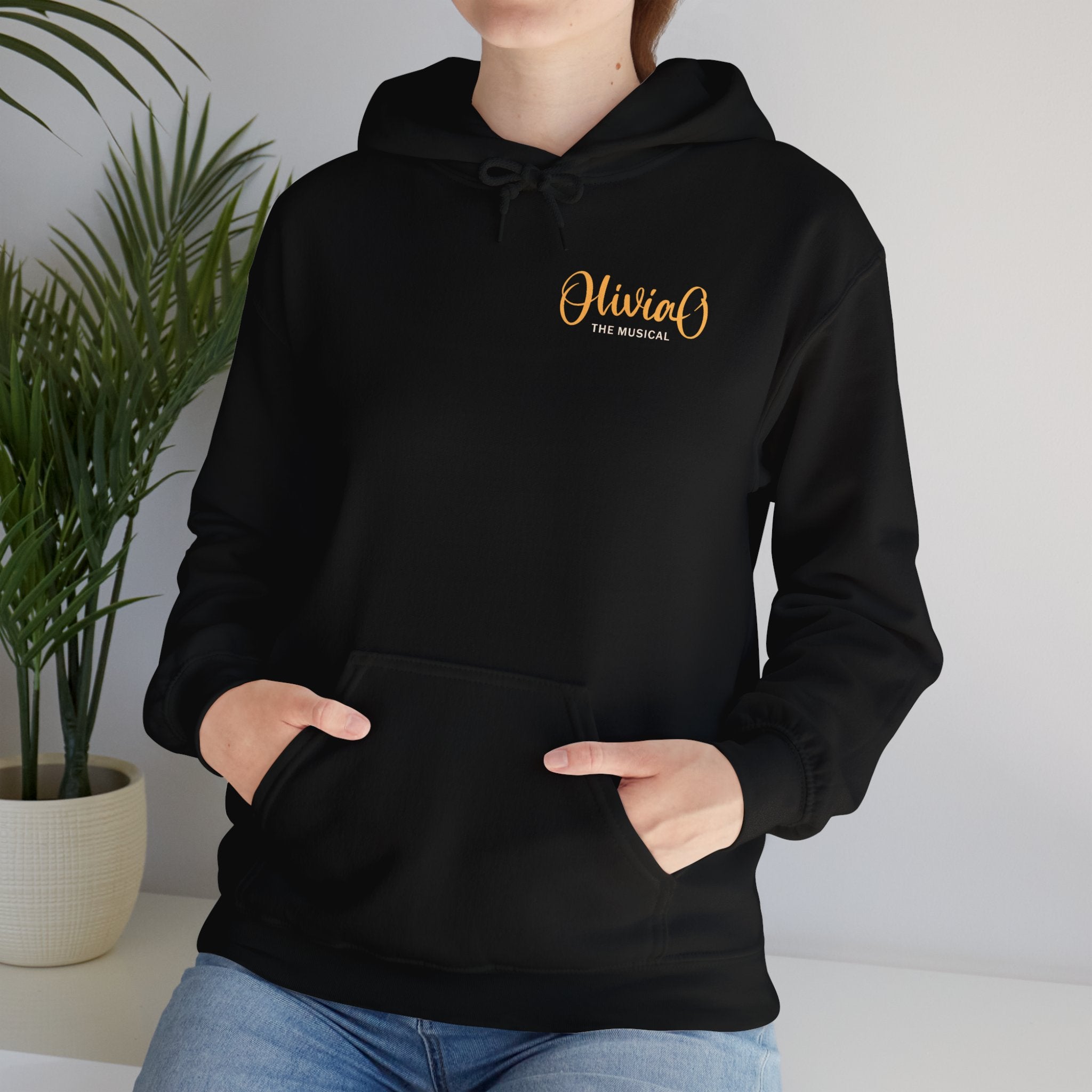 Olivia O "Manos A La Obra" Sweatshirt - Unisex Heavy Blend™ Hooded Design for Musical Fans