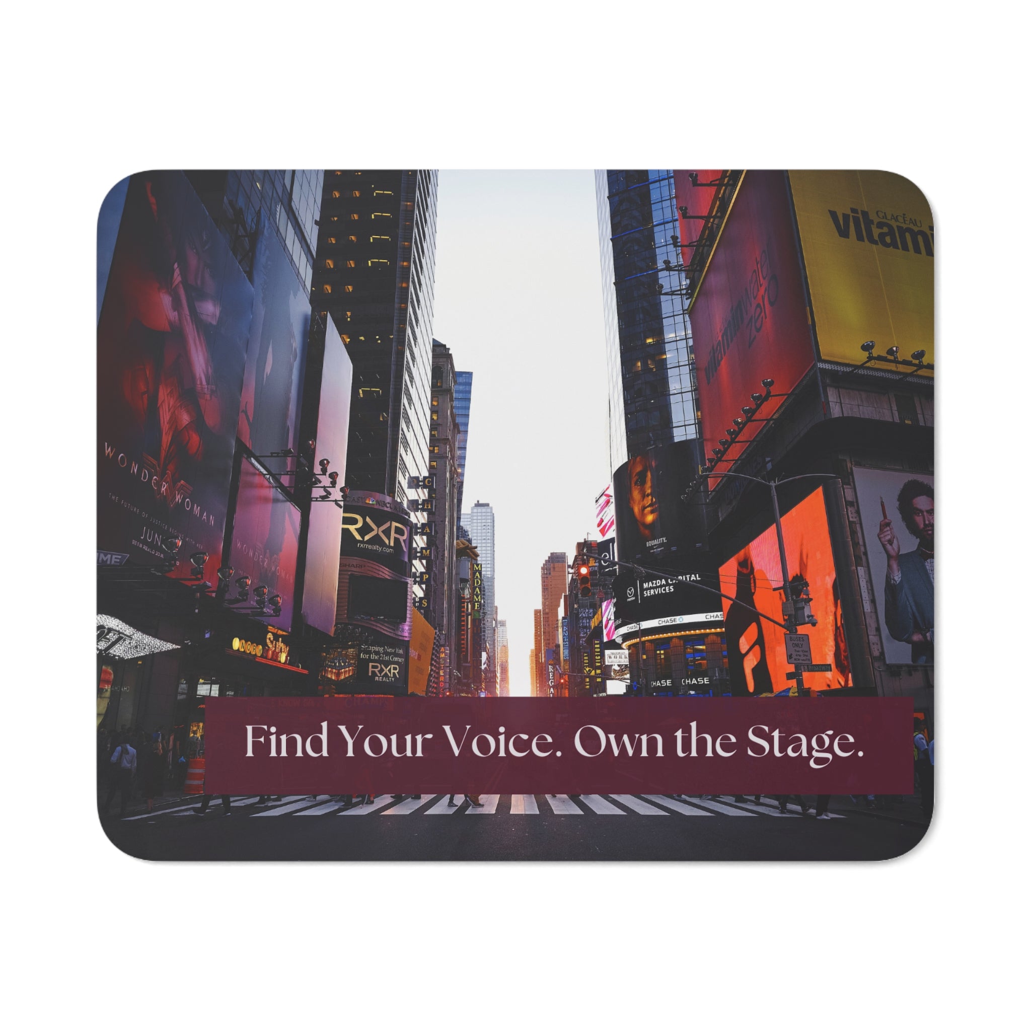 Find Your Voice, Own the Stage Mouse Pad