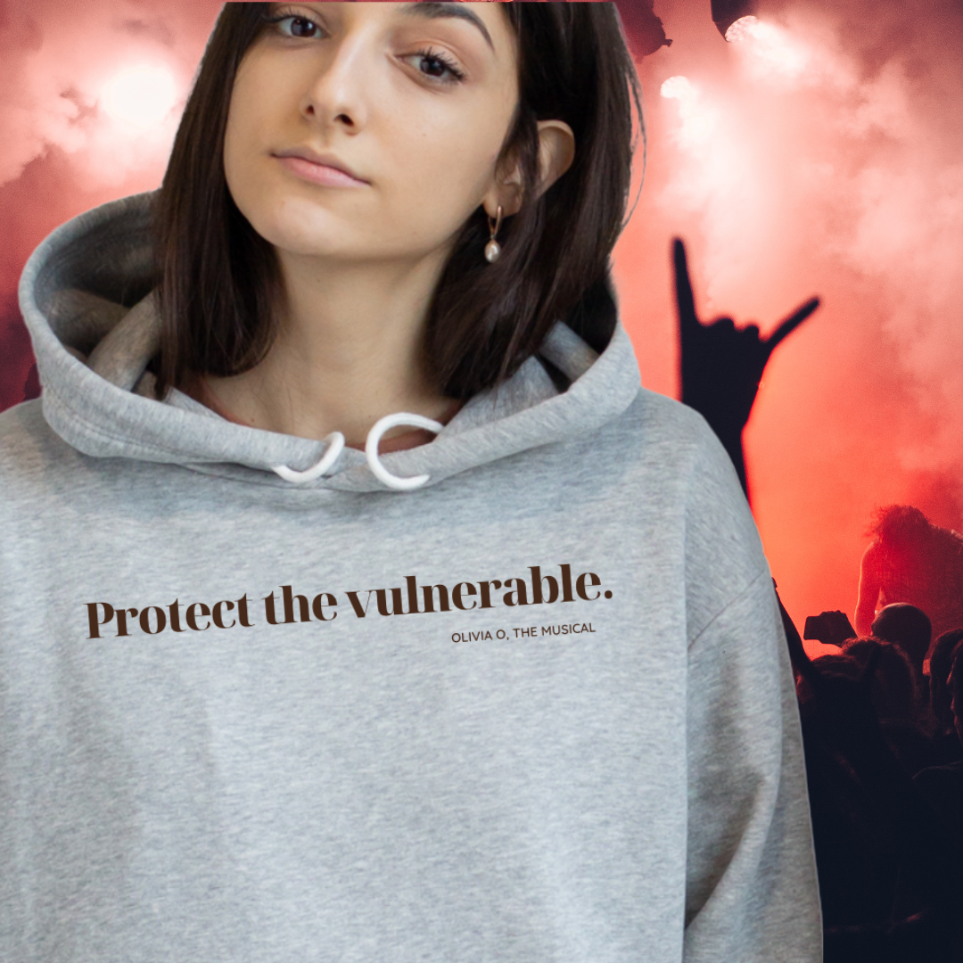 "Protect the Vulnerable" Hoodie – Wear the Message, Support the Movement (Unisex Heavy Blend Sweatshirt)