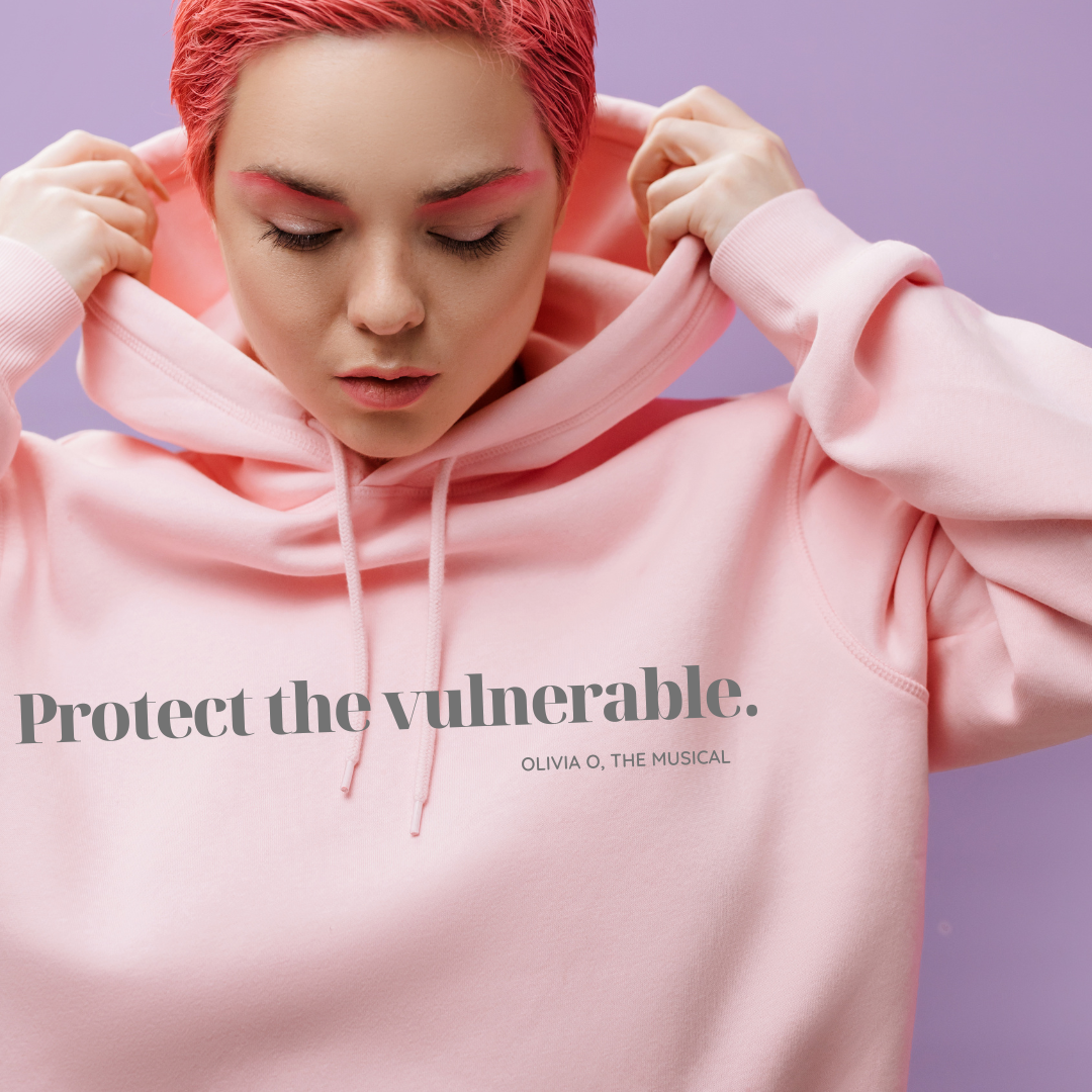 "Protect the Vulnerable" Hoodie – Wear the Message, Support the Movement (Unisex Heavy Blend Sweatshirt)