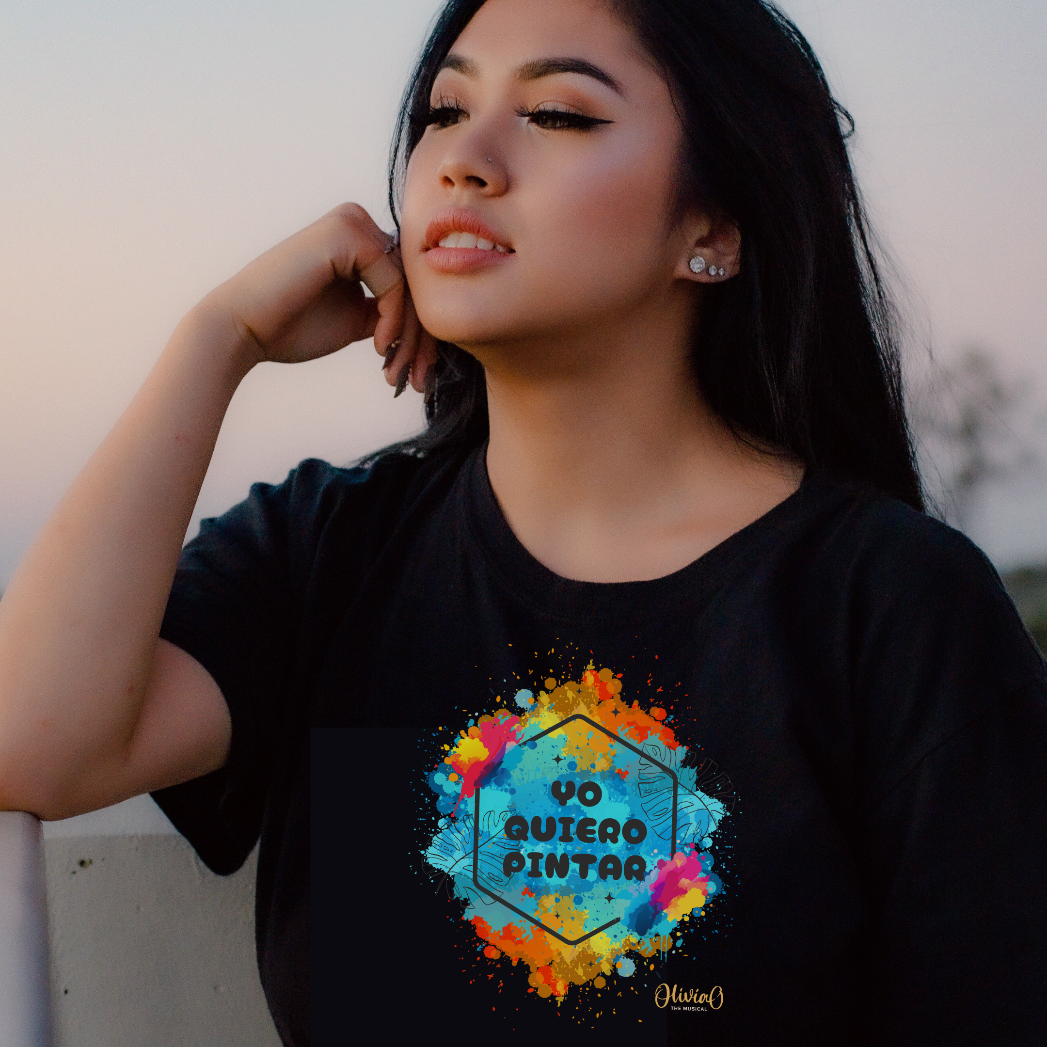 Olivia O Musical Artistic Tee - "Yo Quiero Pintar" T-Shirt